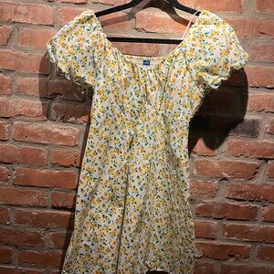 Floral Puff Sleeve Dress